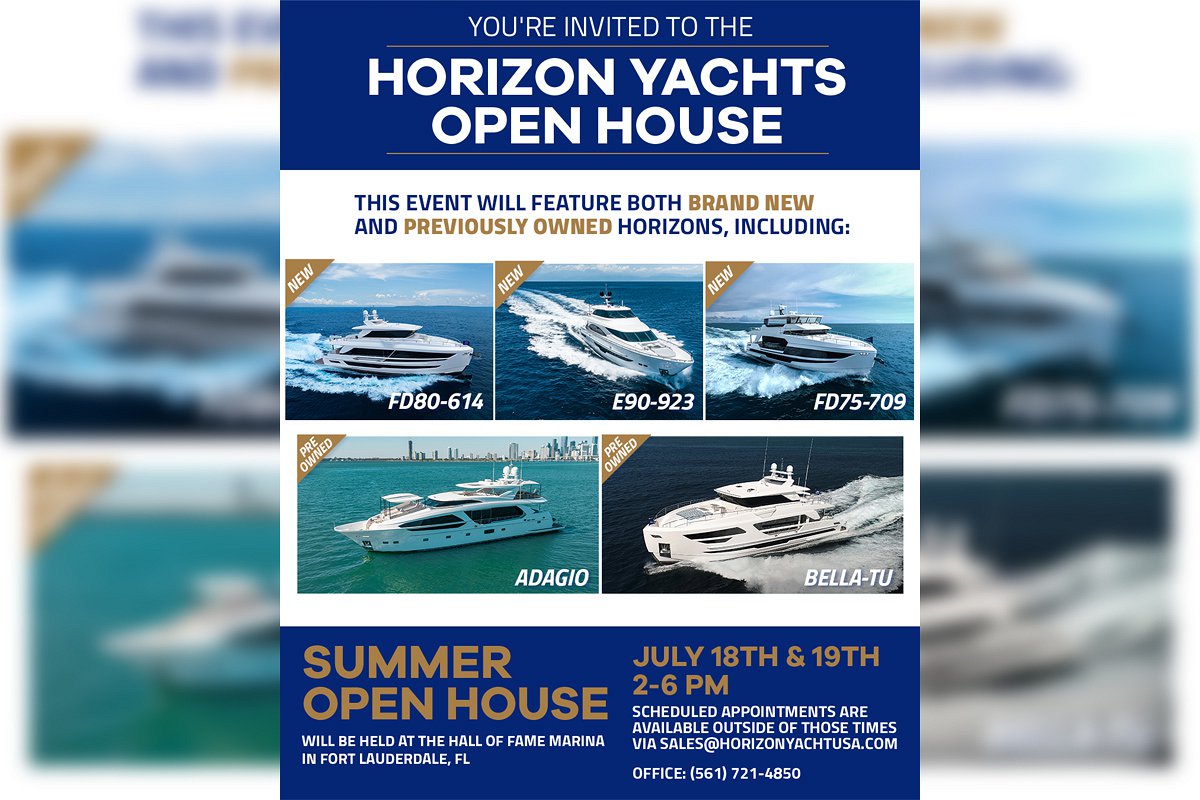 Ft. Lauderdale Open House July 18 th & 19 th , 2024